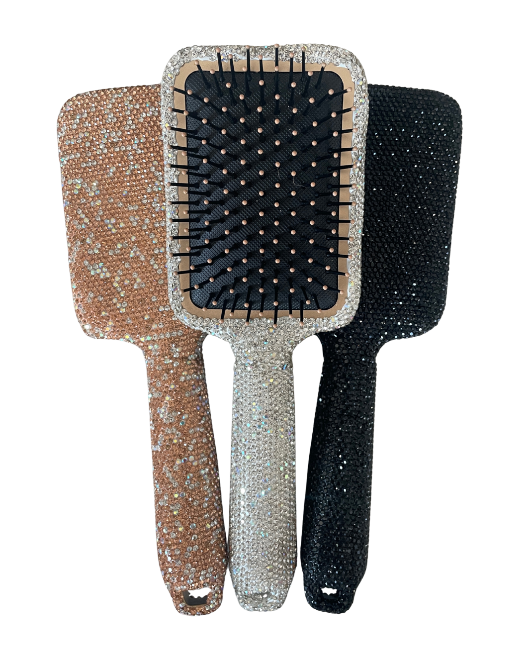 Large Luxury Glitter Hair Brush- 2 Pack