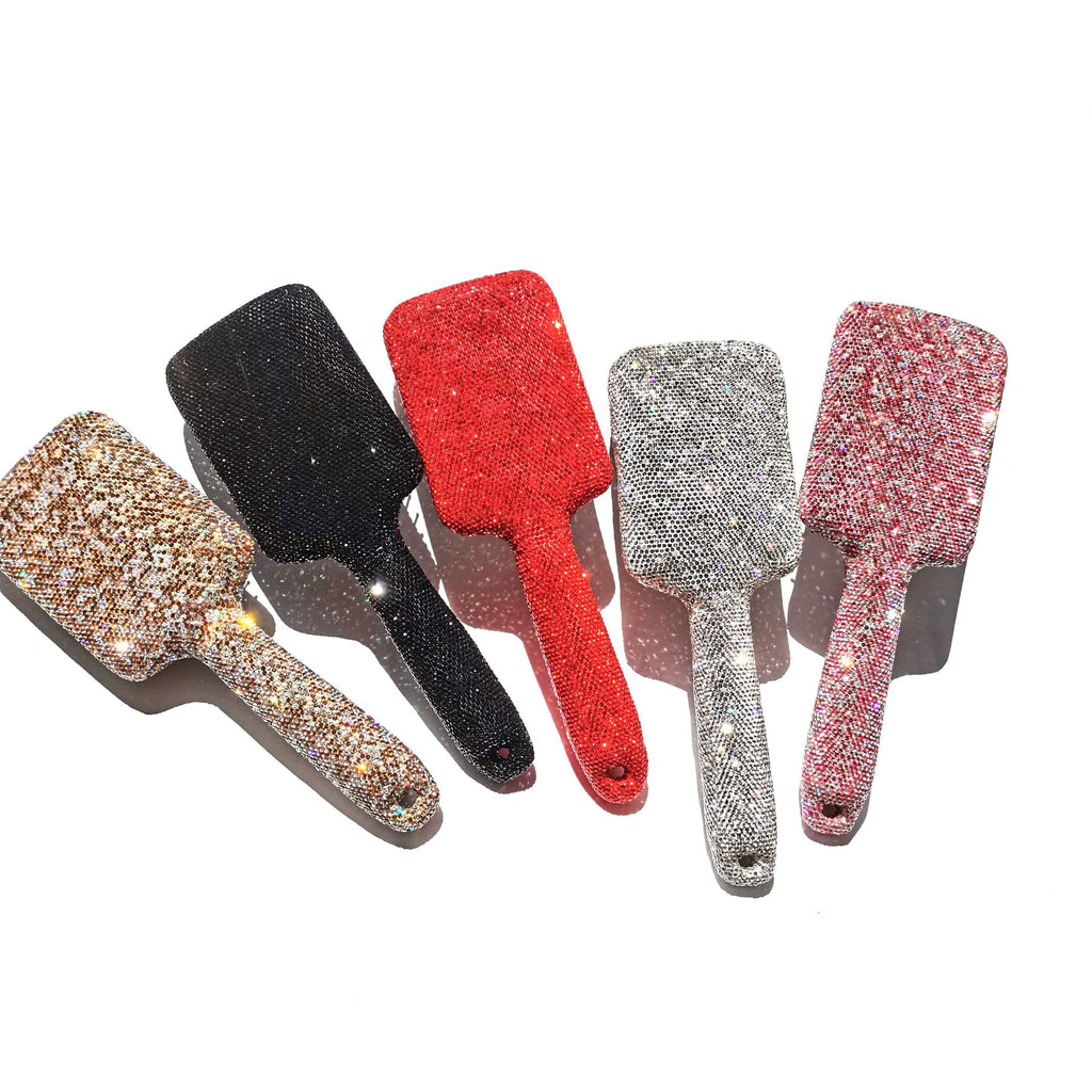 Large Luxury Glitter Hair Brush- 2 Pack